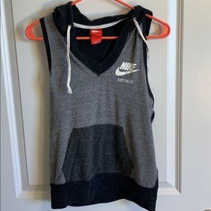Nike racerback hooded tank